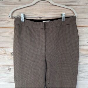 Like New Babaton Artiza Black/Brown/ White Plaid Pants Size 10 $148